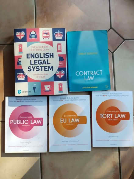 Photo of free Books for a law student (Oxford-Freegle CGA OX3) #1