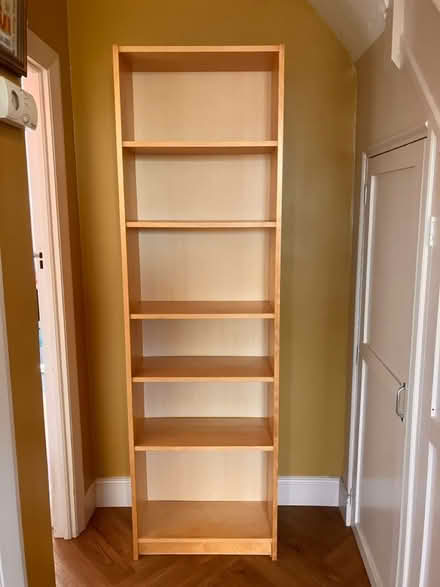 Photo of free Tall Wood Shelving Unit (Forest Hill SE23) #1