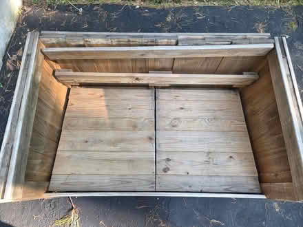 Photo of free Wooden outdoor seater (Westford MA) #2