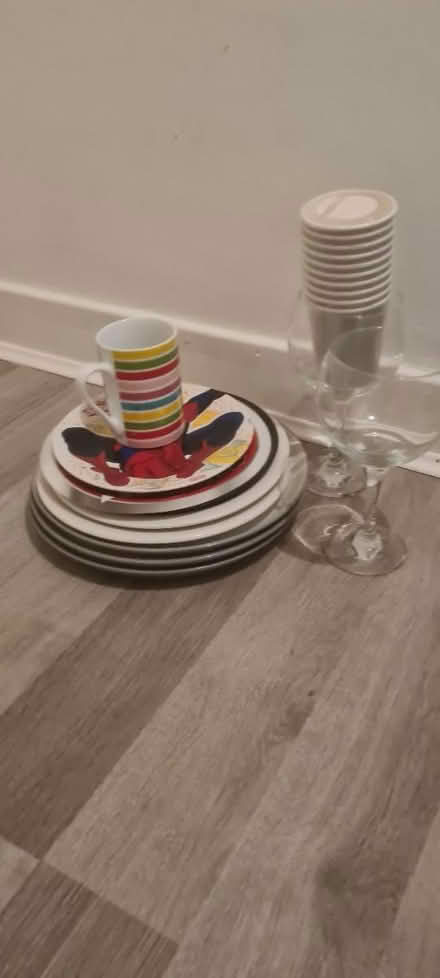 Photo of free Cups and plate (G15 7NW) #3