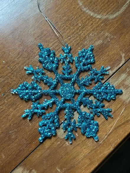 Photo of free 20-ish Glittery Snowflakes (5 blocks S of DGSHS) #2