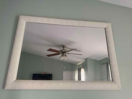 Photo of free White framed mirror (Olney) #2