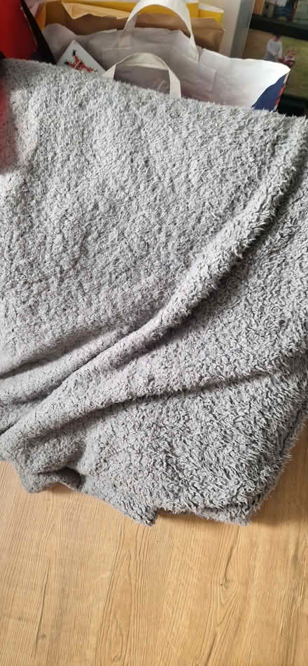 Photo of free Grey fleece blanket (Knighton LD7) #1