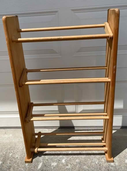 Photo of free Wooden Shoe Rack (near the Cupertino Library) #1