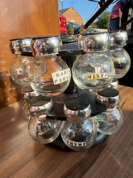 Photo of free Spice jars in rack (PO22 Bersted) #2