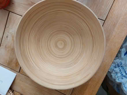 Photo of free Ikea wood effect bowl (Southsea) #1