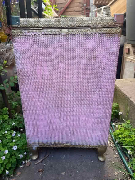 Photo of free Lloyd loom laundry basket (Lancing BN15) #2