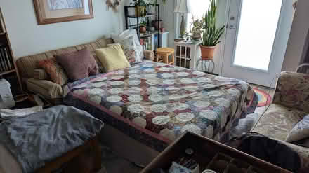 Photo of free Pull out couch (Sun prairie) #2