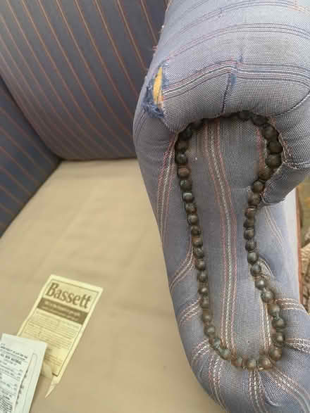 Photo of free Wingback Bassett Chair (Cherry Blossom Neighborhood) #4