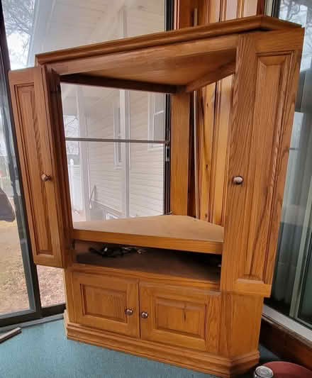 Photo of free Corner TV cabinet (Stoughton) #1