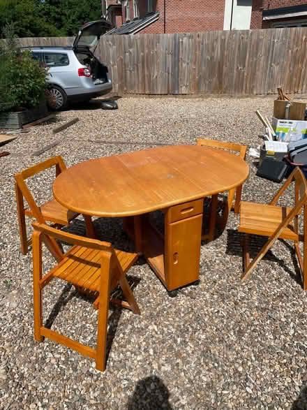 Photo of free Folding table with chairs (Lexden CO3) #1