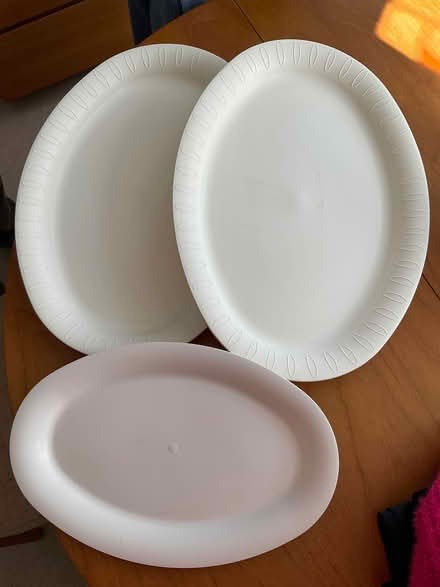 Photo of free Plastic serving platters (Old Malden KT4) #1