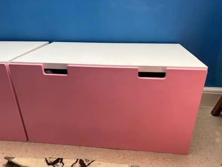 Photo of free 2 kids pink storage boxes/table (Bryn-y-maen, nr Colwyn Bay) #2