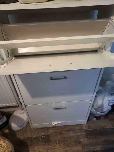 Photo of free White shoe cabinet (L36) #4
