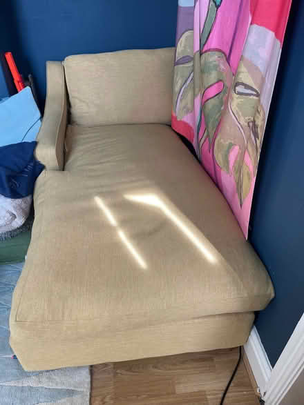 Photo of free Yellow corner sofa (Gledhow LS8) #1