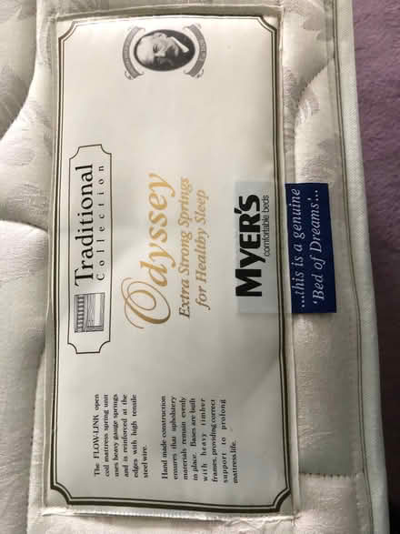 Photo of free Single 2 drawer divan bed (Wilstead MK45) #2