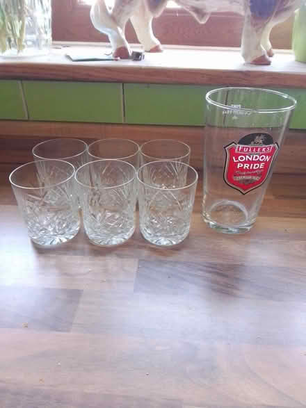 Photo of free 6 x small whisky glasses (Killamarsh S21) #1
