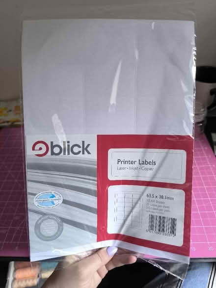Photo of free Sticker printer labels sheets (Birkenhead) #1