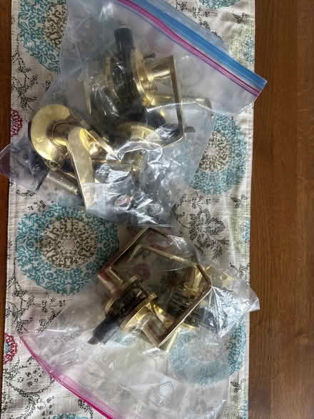 Photo of free Brass door hamdles (Camas) #2