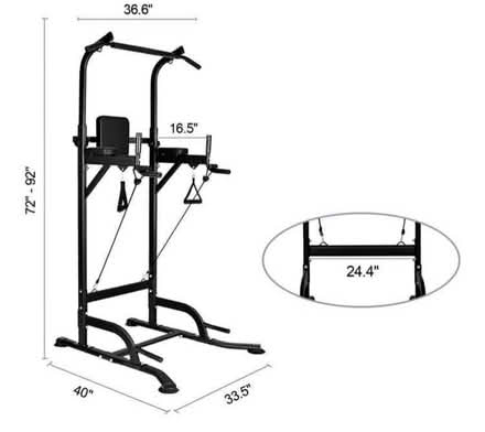 Photo of Dip station pull up bar (NW3) #1