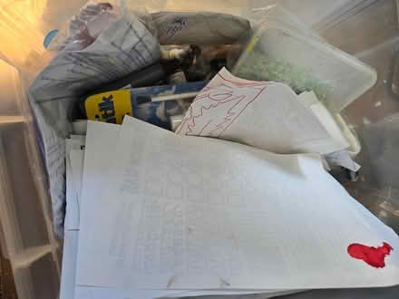 Photo of free Large box of craft supplies (Rufford L40) #1