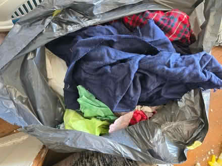 Photo of free Bin bag of material large and small pieces. (Rufford L40) #1