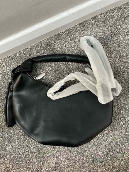 Photo of free Black leather bag (Huntington WS12) #2