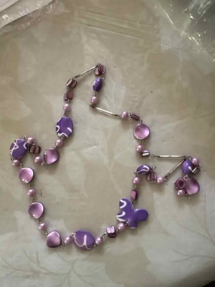 Photo of free Purple bead necklace (Ossining) #1