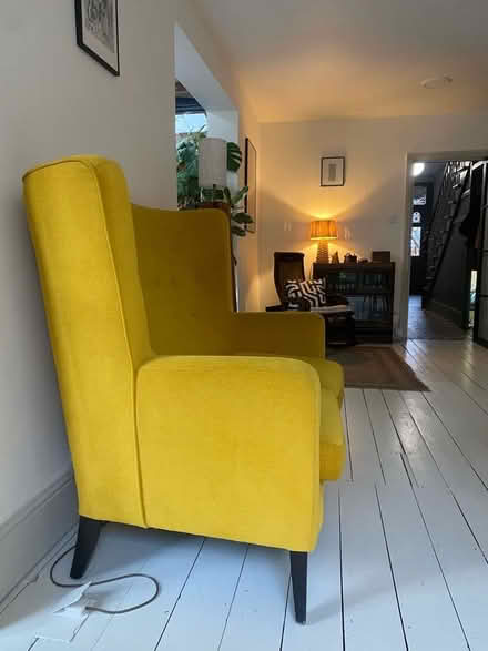 Photo of free Mustard Love Seat - 2 Seater Sofa (Brixton Hill SW2) #2