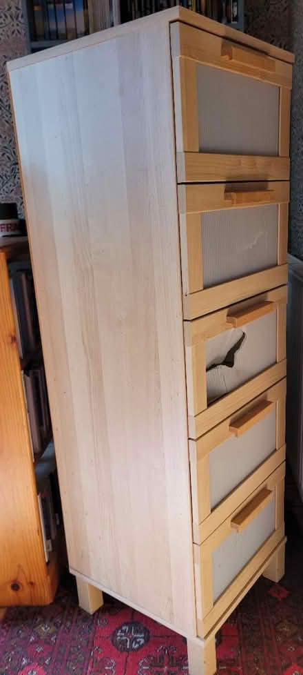 Photo of free Tall set of drawers (Ellistown LE67) #2
