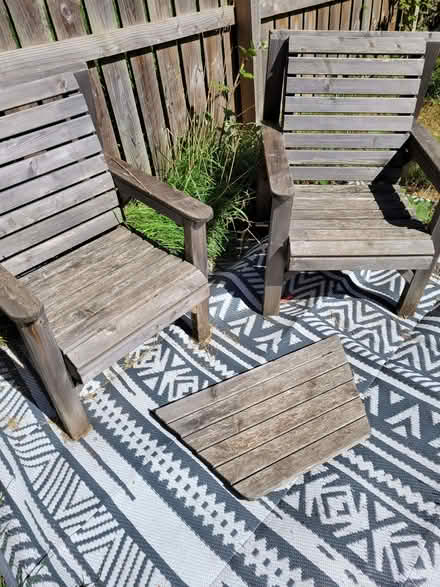 Photo of free Garden chairs (Chirton NE29) #2