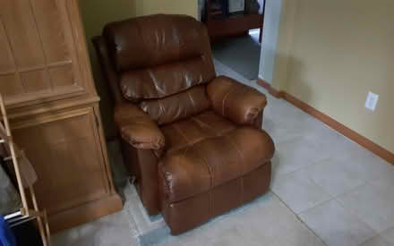 Photo of free Leather Recliner (Macomb Twp.) #1
