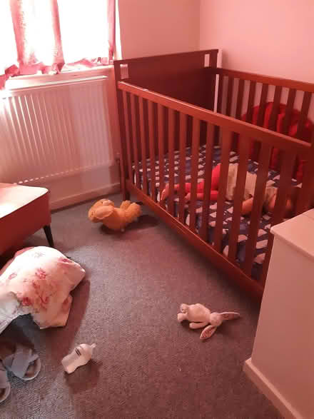 Photo of free Wooden Cot (Holbeach) #1