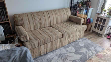 Photo of free Pull out couch (Sun prairie) #1