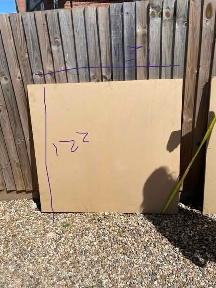 Photo of free MDF sheets (Lexden CO3) #1