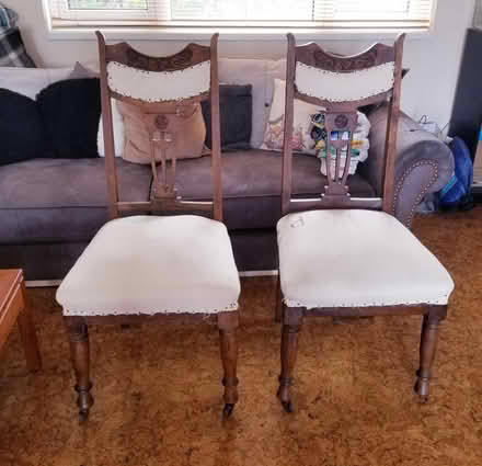 Photo of free Two dining chairs (Gloucester) #1