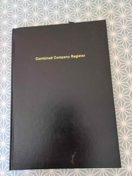 Photo of free A4 Company Register book (Bathford) #1