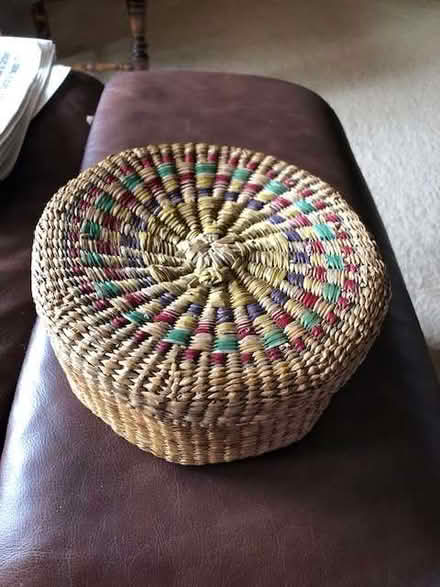 Photo of free 1960's woven basket - Imperfect (Meads BN20) #1
