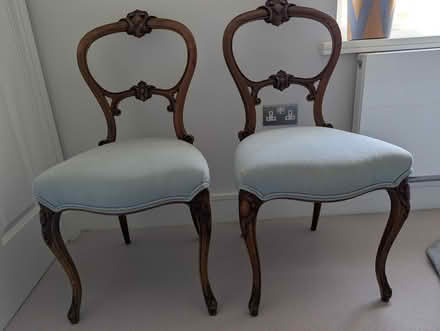 Photo of free pair of vintage chairs ... (North Road) #1