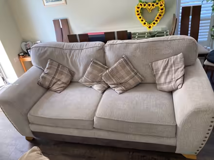 Photo of free 3 seater sofa (Stilton) #1