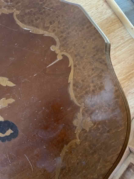 Photo of free Wood inlay table (Mount Florida G42) #3