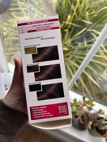 Photo of free Garnier chestnut perm hair dye (New Catton NR3) #2