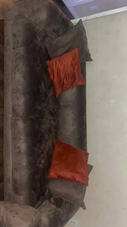 Photo of free Couch with pillow (East Hillsborough) #1