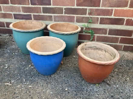 Photo of free 4 Glazed Planters (CT10) #1