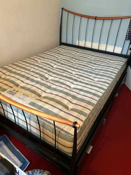 Photo of free metal framed double bed (Carlton Hill BN2) #1