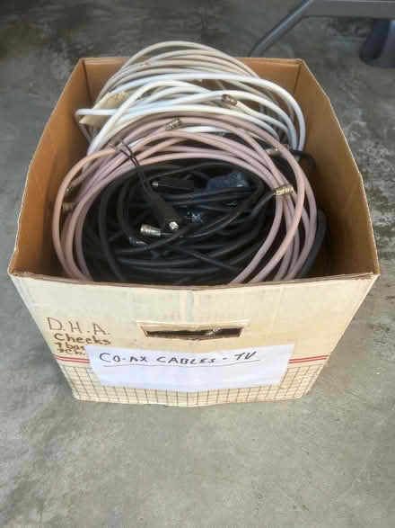 Photo of free Coaxial cables (I10 and Fry Rd) #1
