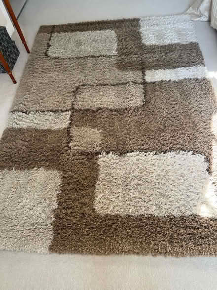 Photo of free Large long pile wool rug (Swindon SN3) #1