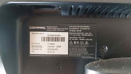 Photo of free 2 x 21.5" LCD computer monitor (Sheet GU32) #3