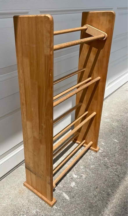 Photo of free Wooden Shoe Rack (near the Cupertino Library) #2