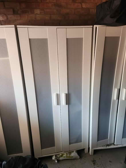 Photo of free White Ikea Wardrobes x3 (L23 6XS) #1